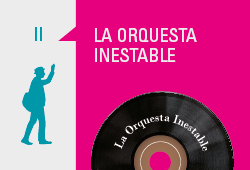 Diseño de Información Disco de música para La Orquesta Inestable