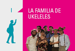 Diseño de Información Disco de La Familia de Ukeleles