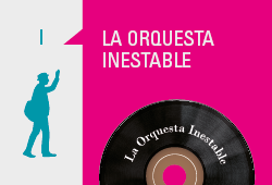 Diseño de Información Disco de música para La Orquesta Inestable